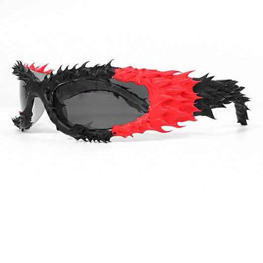 Independent Avant-garde Epoxy Dark Sunglasses