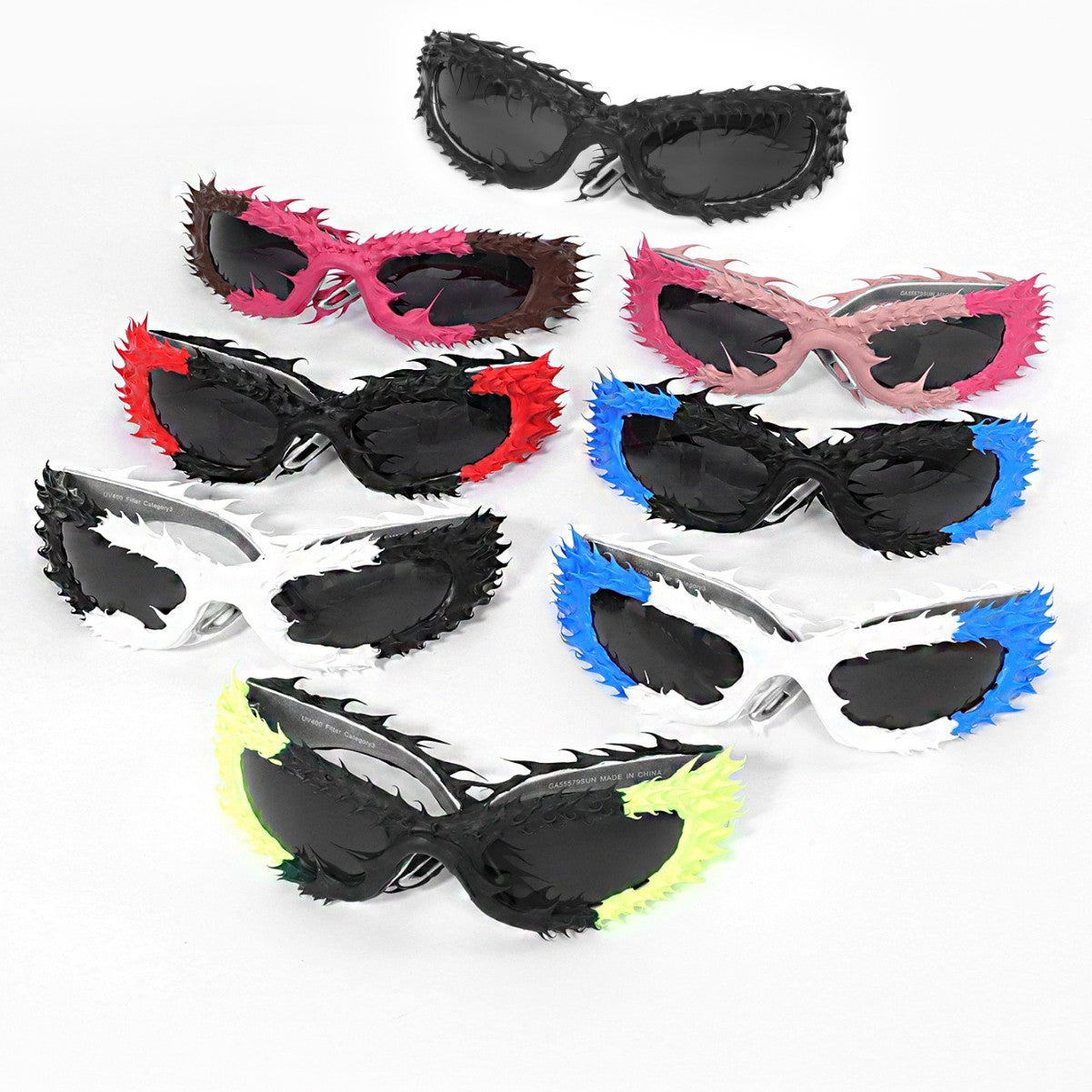 Independent Avant-garde Epoxy Dark Sunglasses