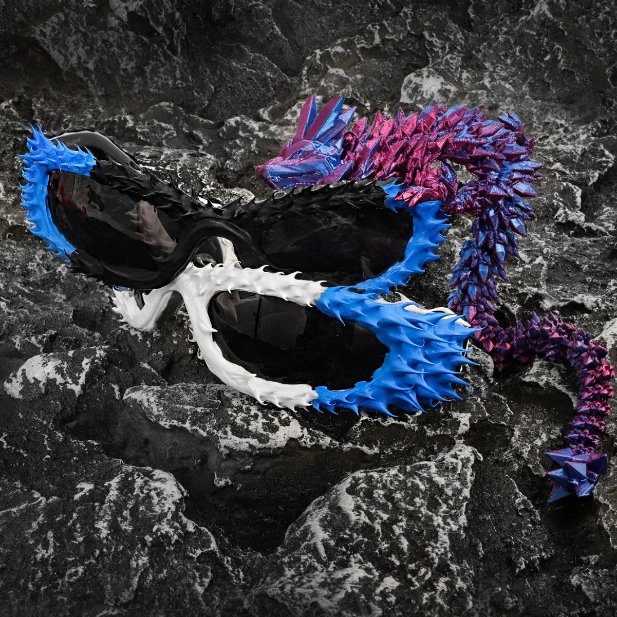 Independent Avant-garde Epoxy Dark Sunglasses