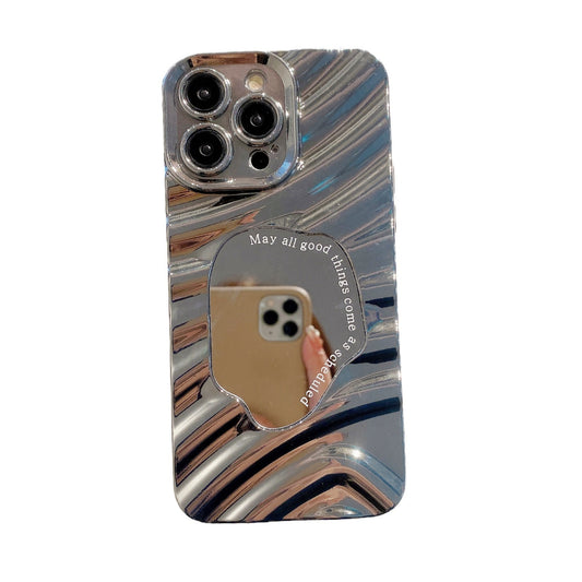 Silver Metallic Mirror Phone Case