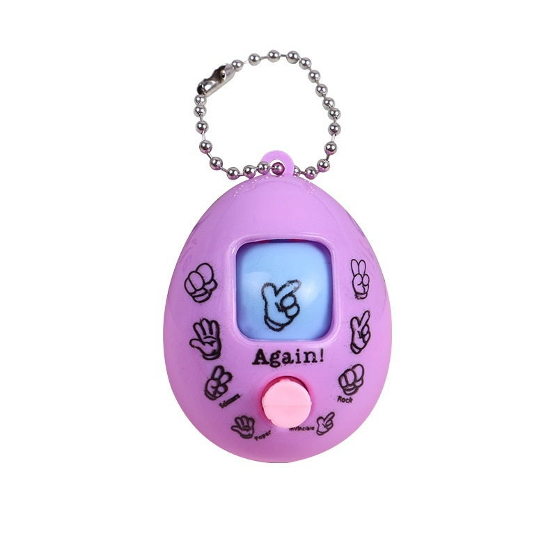 Rock, Paper & Scissors Keychain